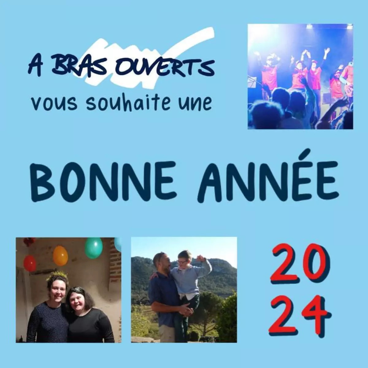 Bonne année 2024 !! On vous souhaite une année remplie de joie et de bons moments en famille et entre amis !