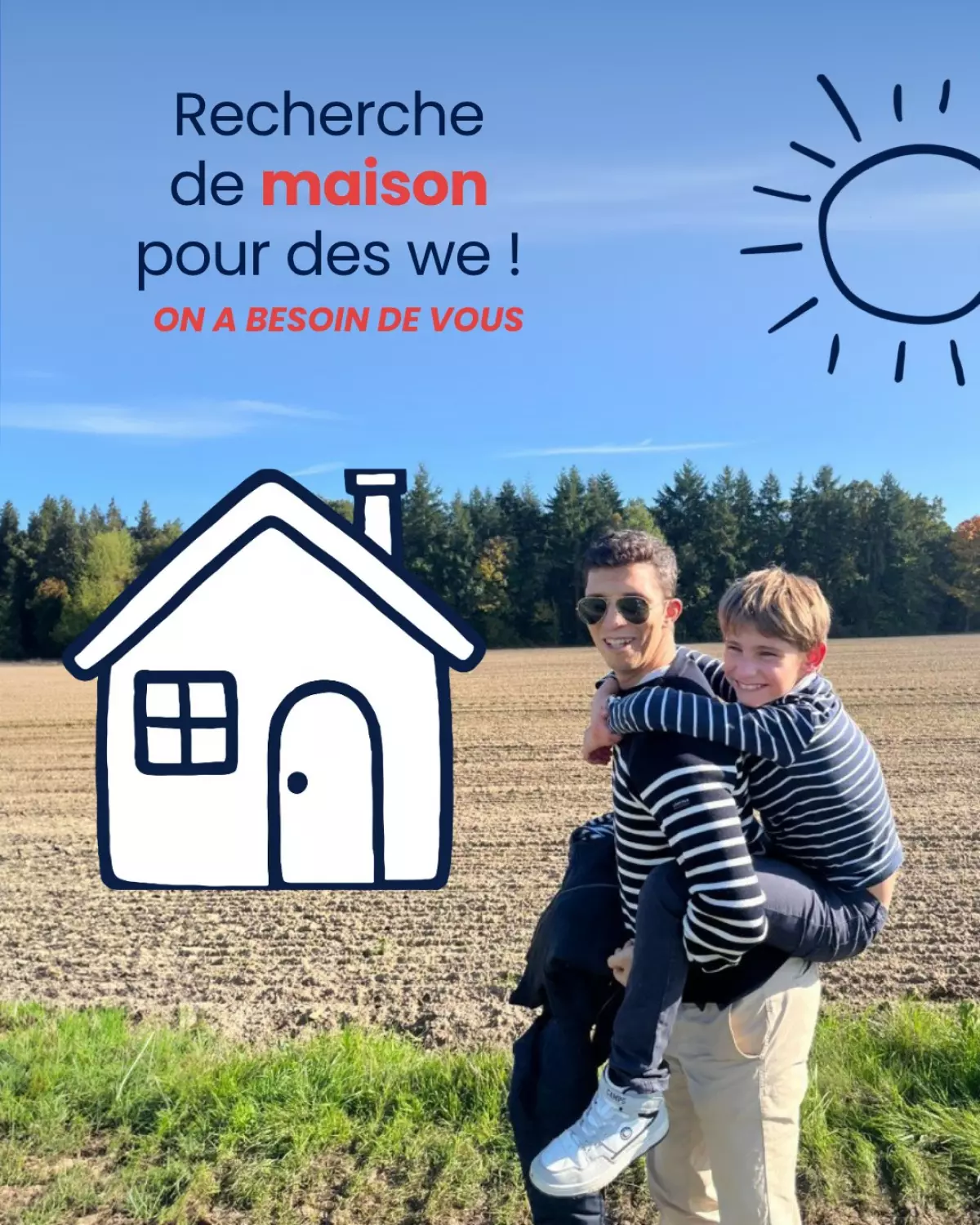 🏡 ABO recherche des maisons 🏡➡ pour des week-ends et séjours ➡ mais surtout à 2h de Paris, à Marseille et à Lille #maison...