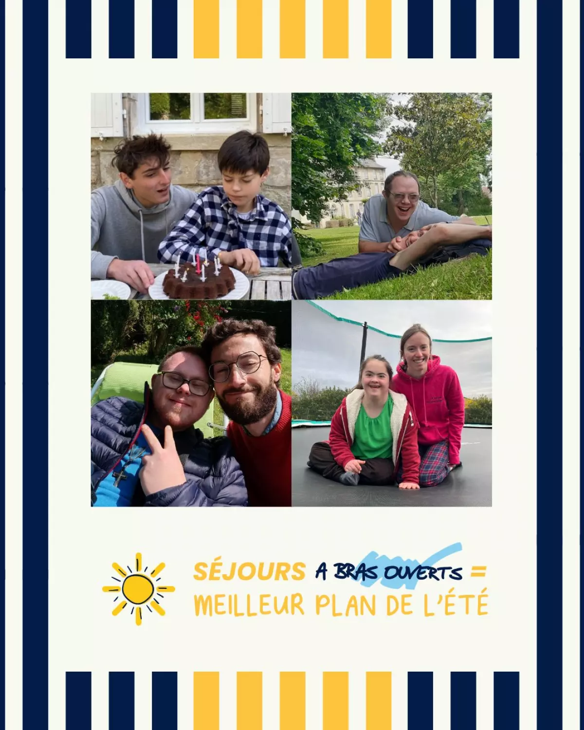 ☀️ Cet été, viens vivre quelque chose d'inoubliable en séjours ABO !Des rires, des rencontres, des moments qui restent longtemps...